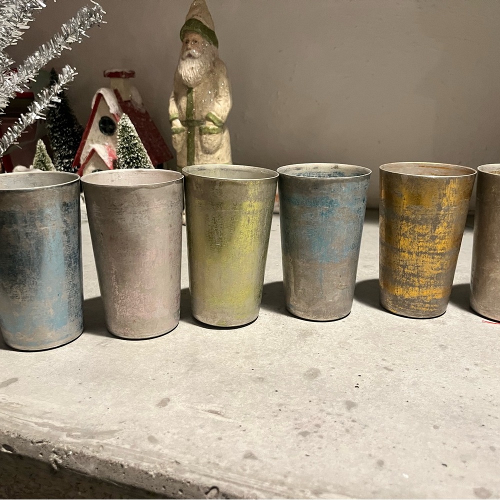 Bascal Aluminum Vintage MCM tumblers